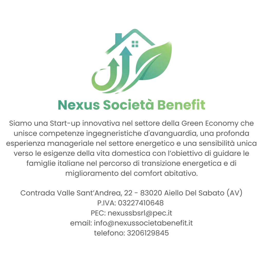 Nexus Società Benefit - Footer